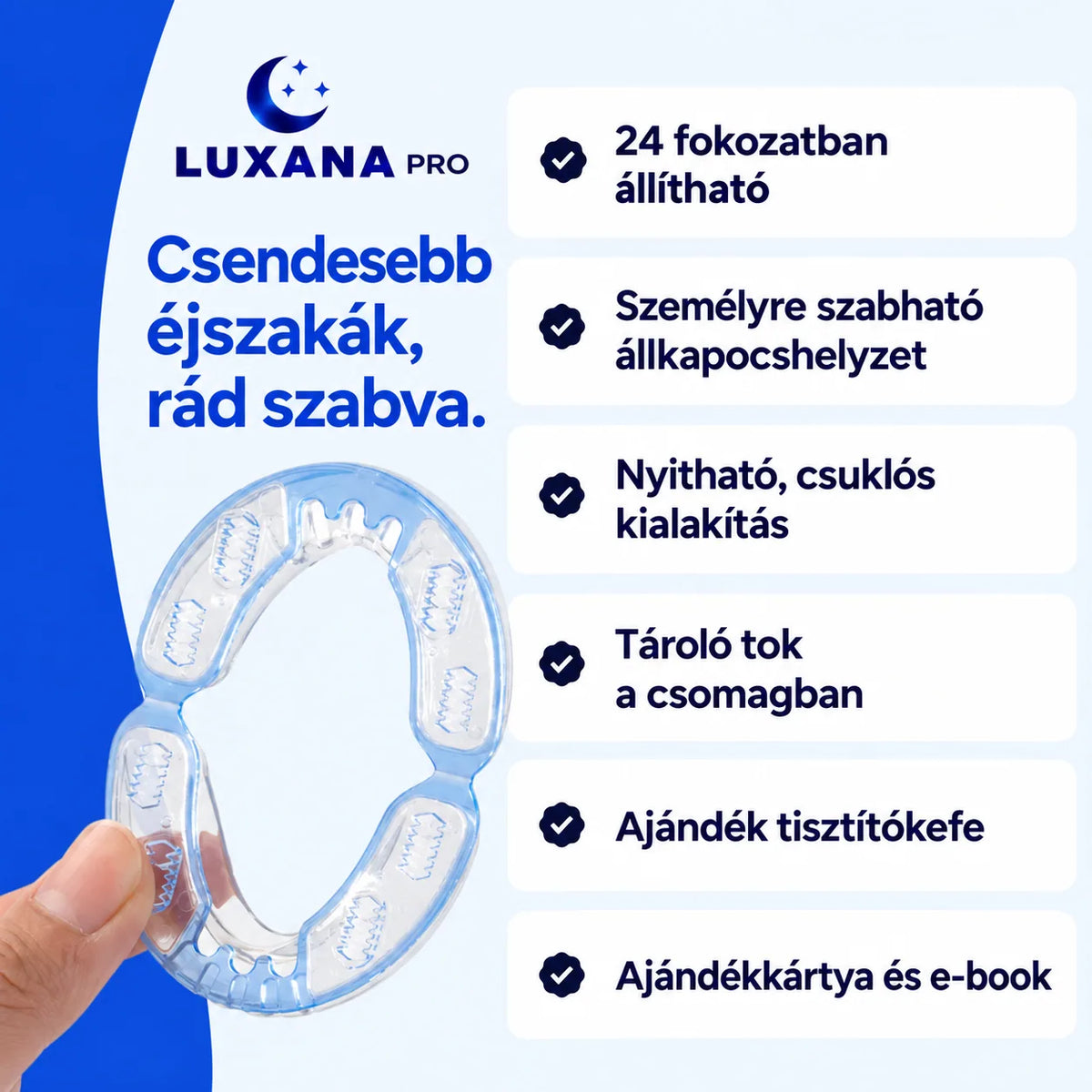 Somniva - Horkoláscsökkentő szájbetét